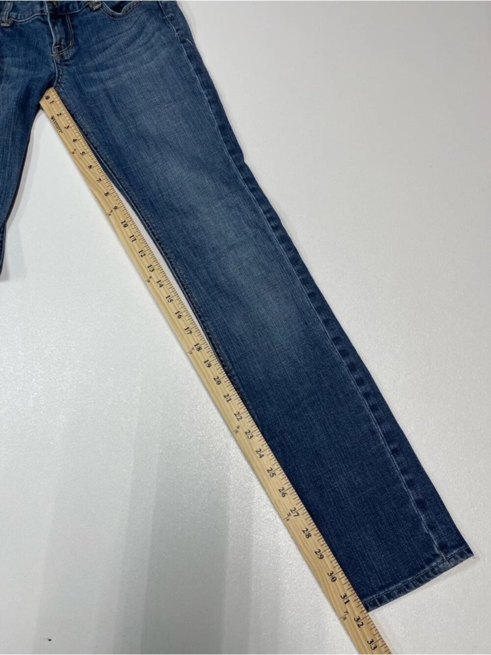 EXPRESS Y2K Zelda Skinny Quality Denim Iconic Express Lion Jeans Women’s Size 2 - Picture 9 of 12